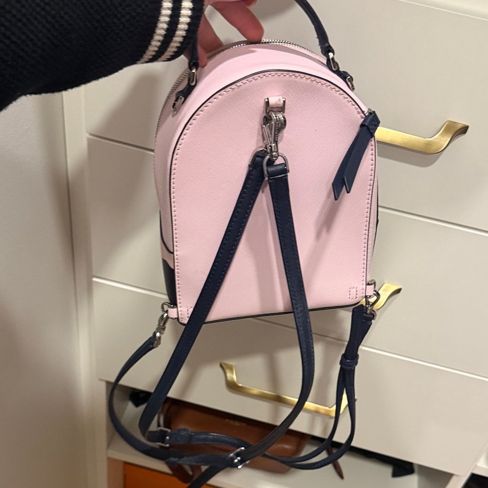 Kate Spade Floral Mini Bag in Pink and Navy - Picture 2 of 5